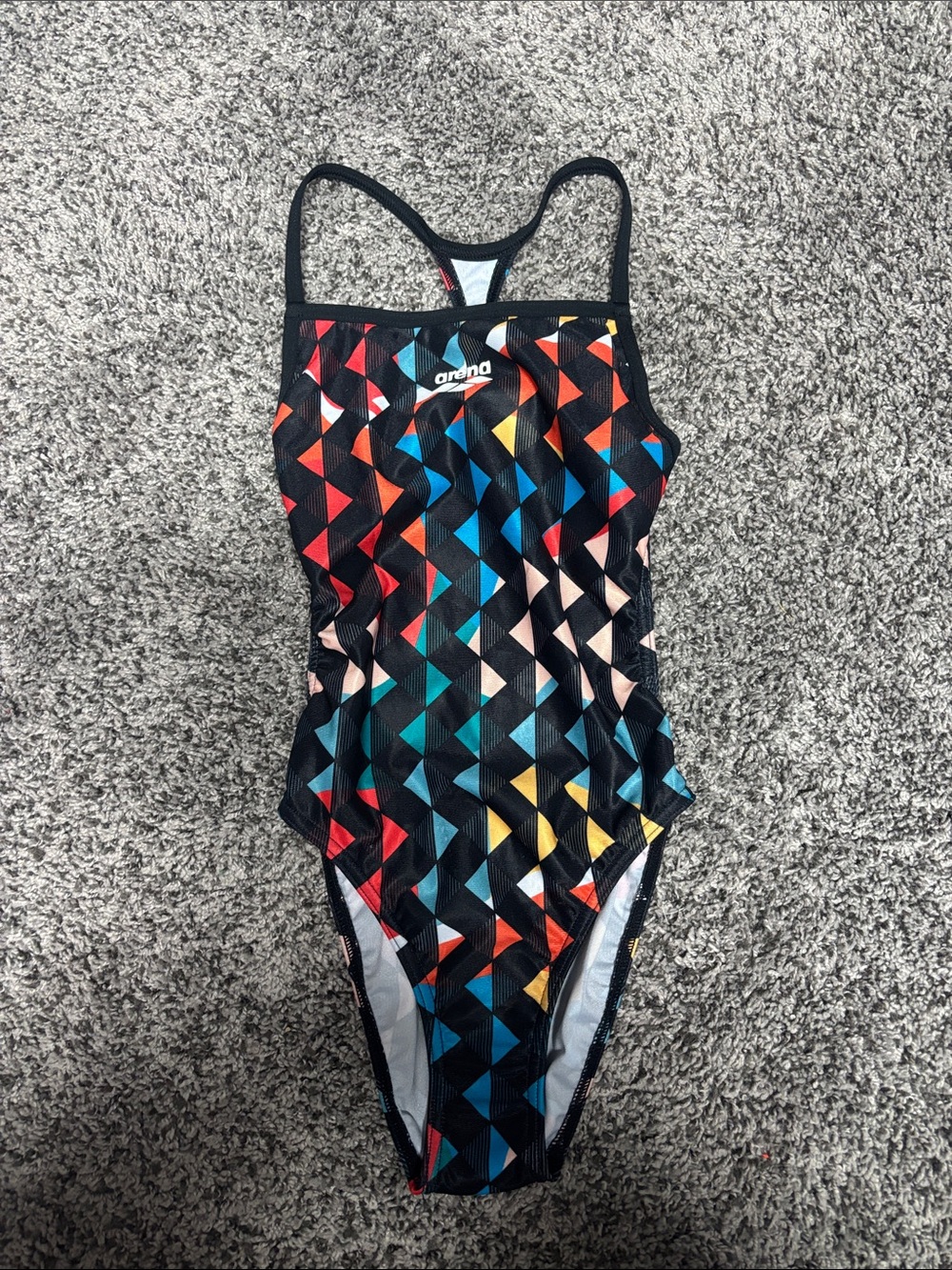 Arena Women’s Multicolor Geometric One-Piece Swimsuit